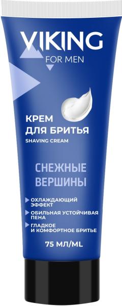 Viking Крем для бритья СНЕЖНЫЕ ВЕРШИНЫ, 75 мл