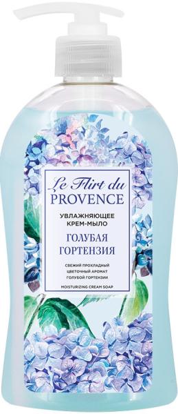 Le Flirt Du Provence Увлажняющее крем-мыло "Голубая гортензия", 500 г в интернет-магазине «Русская Косметика».
