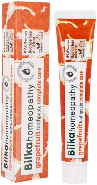 Фото Bilka Зубная паста Homeopathy "Грейпфрут", 75 мл   в интернет-магазине «Русская Косметика».