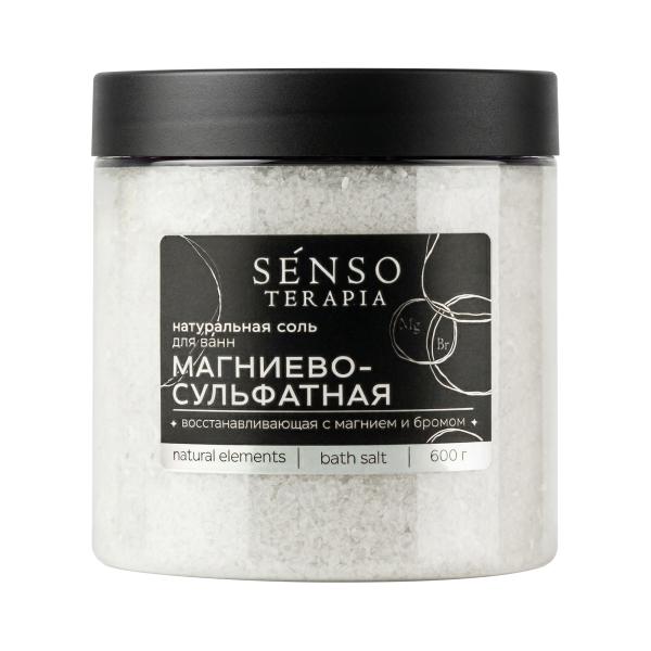 Senso Terapia Натуральная магниево-сульфатная соль для ванн  «Natural Elements», 600 г в интернет-магазине «Русская Косметика».
