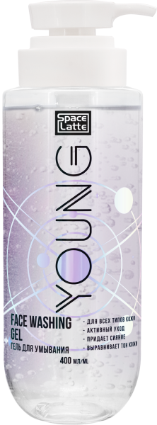 Фото Space.latte YOUNG Гель для умывания, 400 мл в интернет-магазине «Русская Косметика».