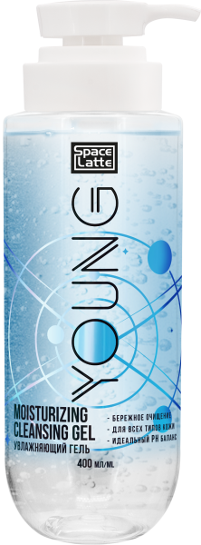 Фото Space.latte YOUNG Увлажняющий гель для умывания, 400 мл в интернет-магазине «Русская Косметика».