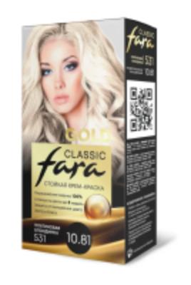 Фото Fara Classic Gold Стойкая крем-краска для волос 531 Платиновая блондинка - 10.81 в интернет-магазине производителя краски для волос «Русская Косметика».