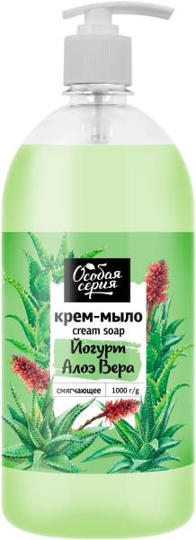 Особая серия Крем-мыло «Йогурт алоэ вера», 1000 г в интернет-магазине «Русская Косметика».