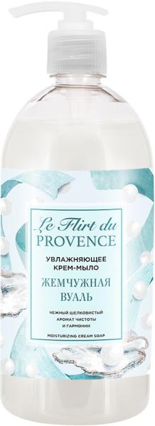 Le Flirt Du Provence Увлажняющее крем-мыло "Жемчужная вуаль", 1000 г в интернет-магазине «Русская Косметика».