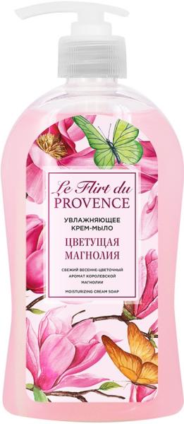 Le Flirt Du Provence Увлажняющее крем-мыло "Цветущая магнолия", 500 г в интернет-магазине «Русская Косметика».