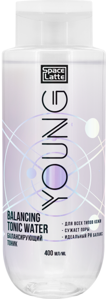 Space.latte YOUNG Балансирующий тоник для лица, 400 мл в интернет-магазине «Русская Косметика».