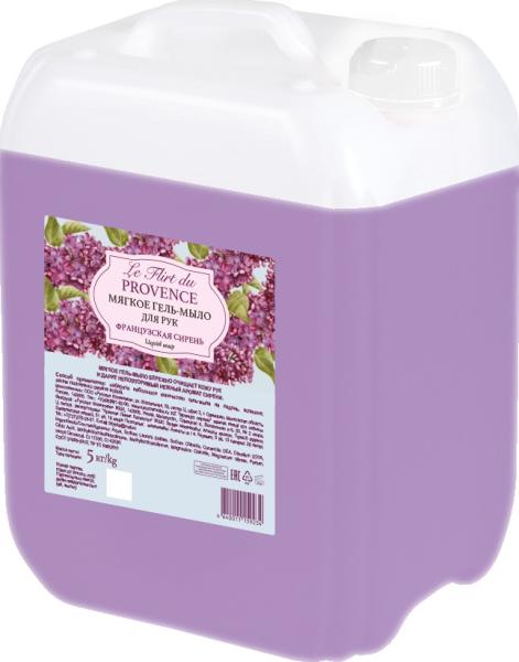 Le Flirt Du Provence Мягкое гель-мыло для рук Французская сирень, 5 л в интернет-магазине «Русская Косметика».