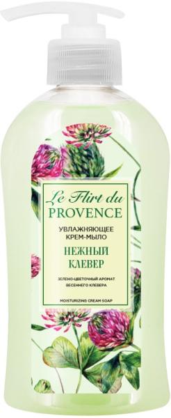Le Flirt Du Provence Увлажняющее крем-мыло "Нежный клевер", 310 г в интернет-магазине «Русская Косметика».