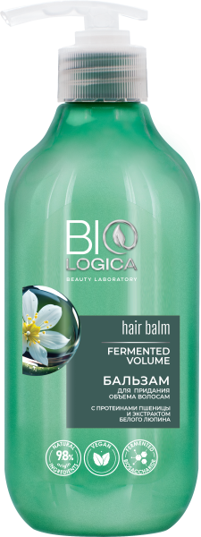 BIOLOGICA Бальзам для придания объема волосам «Fermented volume», 300 мл