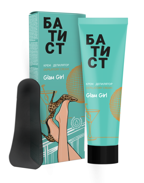 Батист Крем депилятор «Glam girl», 100 мл в интернет-магазине «Русская Косметика».