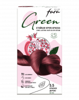 Фото Fara Стойкая крем-краска для волос Eco Line Green 5.5 – Красное дерево в интернет-магазине производителя краски для волос «Русская Косметика».