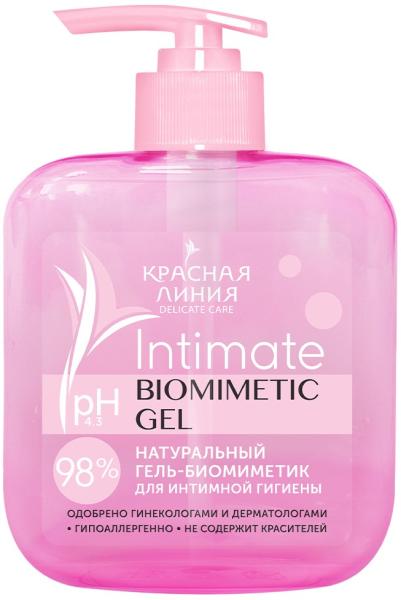 Красная Линия Натуральный гель-биомиметик для интимной гигиены Нежность и комфорт, 300 г в интернет-магазине «Русская Косметика».