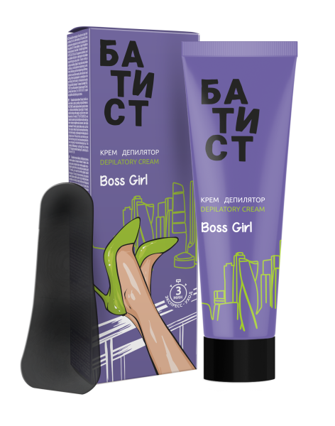 Батист Крем депилятор «Boss girl», 100 мл в интернет-магазине «Русская Косметика».