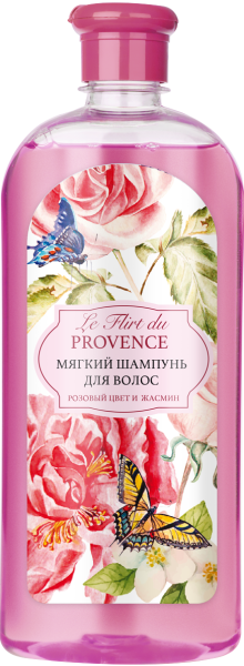 Le Flirt Du Provence Мягкий шампунь для волос «Розовый цвет и жасмин», 730 г на официальном сайте российского производителя косметики.