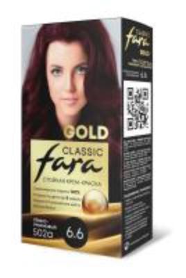 Фото Fara Classic Gold Стойкая крем-краска для волос 502А Темно-рубиновый - 6.6 в интернет-магазине производителя краски для волос «Русская Косметика».