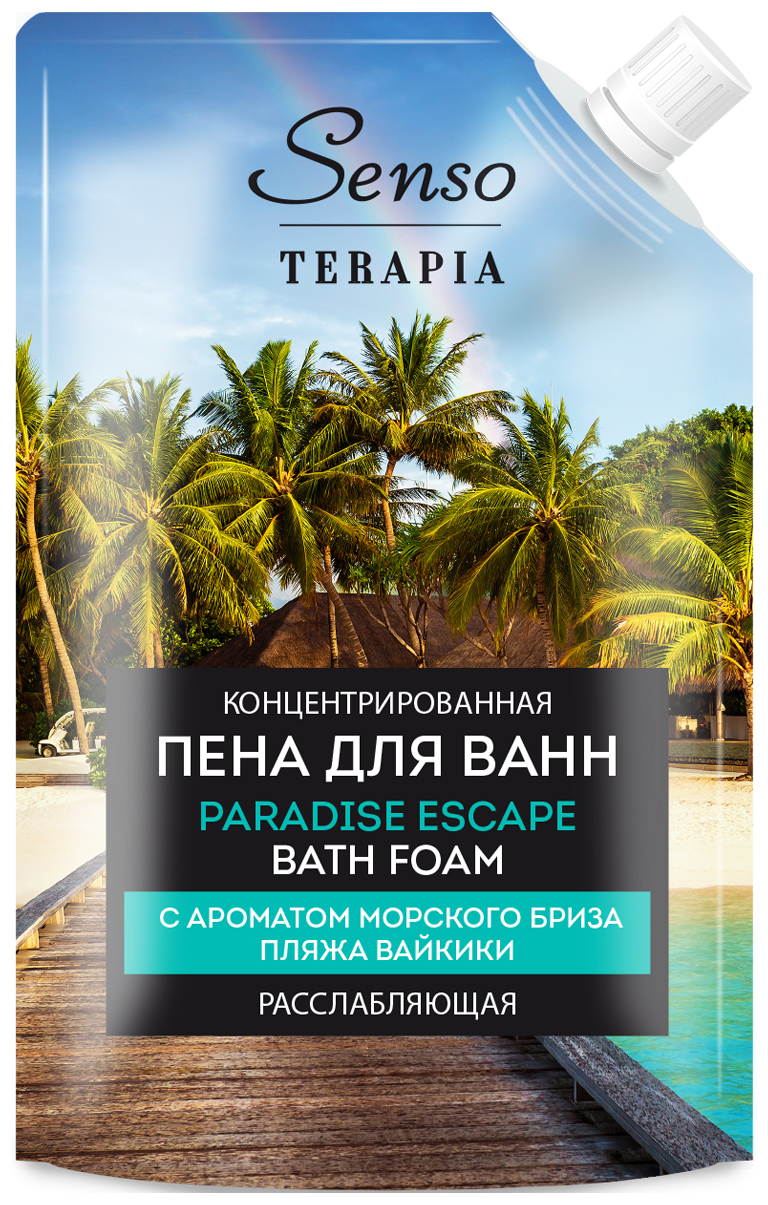 Senso Terapia Концентрированная пена для ванн PARADISE ESCAPE Расслабляющая, 500 мл