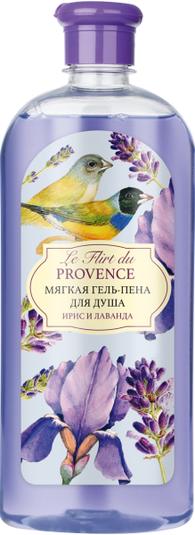 Le Flirt Du Provence Мягкая гель-пена Ирис и лаванда, 730 г в интернет-магазине «Русская Косметика».