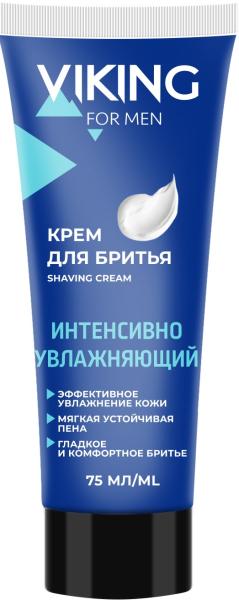 Viking Крем для бритья интенсивно увлажняющий INTENSIVE HYDRATING, 75 мл