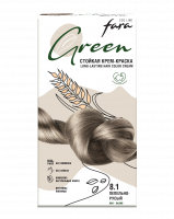 Фото Fara Стойкая крем-краска для волос Eco Line Green 8.1 – пепельно-русый в интернет-магазине производителя краски для волос «Русская Косметика».