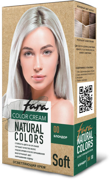 Фото Fara Стойкая крем-краска для волос Natural Colors Soft 300 - Блондор 00 в интернет-магазине производителя краски для волос «Русская Косметика».