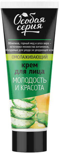 Фото Особая серия Крем для лица Омолаживающий для всех типов кожи, 75 мл в интернет-магазине «Русская Косметика».