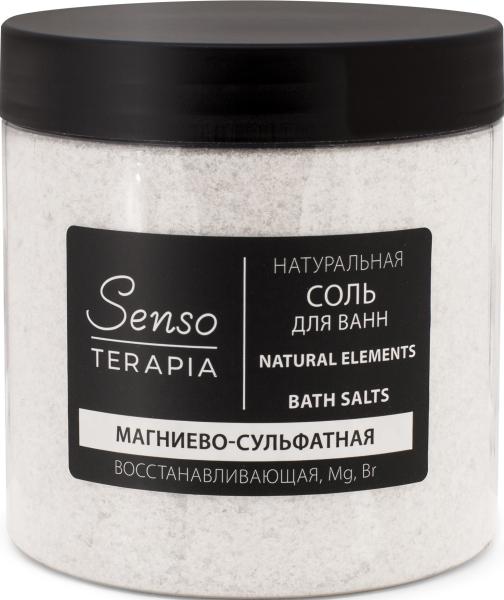 Senso Terapia Натуральная магниево-сульфатная соль для ванн  «Natural Elements», 600 г
