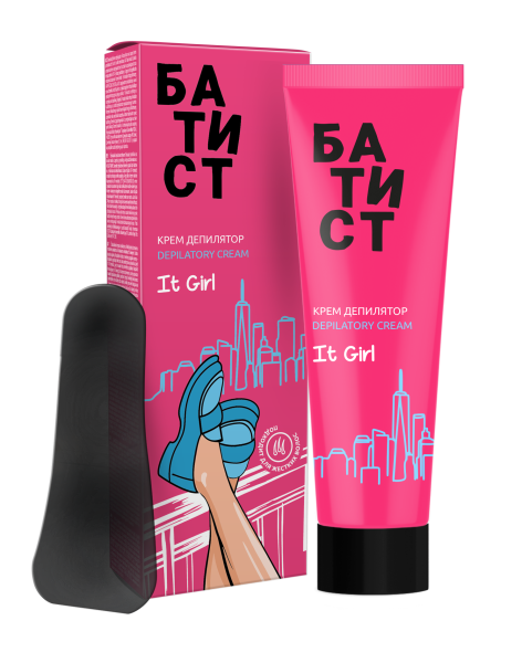 Батист Крем депилятор «IT girl», 100 мл в интернет-магазине «Русская Косметика».