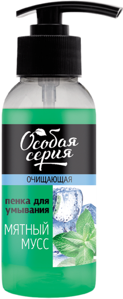 Фото Особая серия Пенка для умывания «Мятный мусс», 150 мл в интернет-магазине «Русская Косметика».