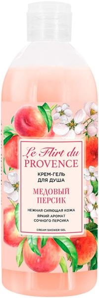 Le Flirt Du Provence Крем-гель для душа "Медовый персик", 500 мл в интернет-магазине «Русская Косметика».