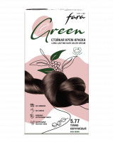 Фото Fara Стойкая крем-краска для волос Eco Line Green 5.77 – темно-коричневый в интернет-магазине производителя краски для волос «Русская Косметика».