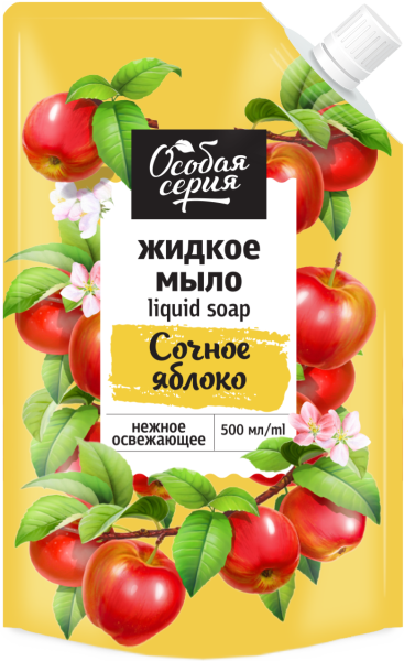 Особая серия Жидкое мыло Сочное яблоко, 500 мл в интернет-магазине «Русская Косметика».