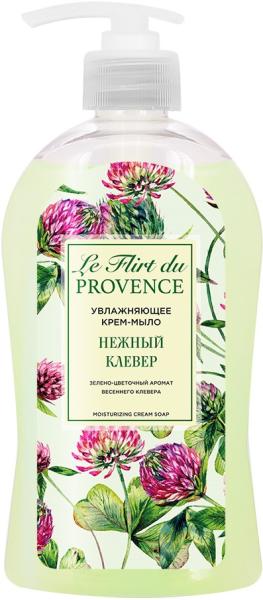 Le Flirt Du Provence Увлажняющее крем-мыло "Нежный клевер", 500 г в интернет-магазине «Русская Косметика».