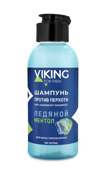 VIKING Шампунь против перхоти "Ледяной Ментол", 150 мл