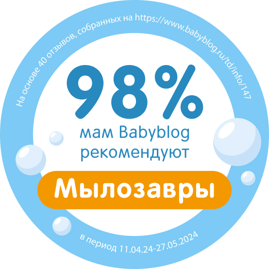 Мамочки на BabyBlog рекомендуют Мылозавров!