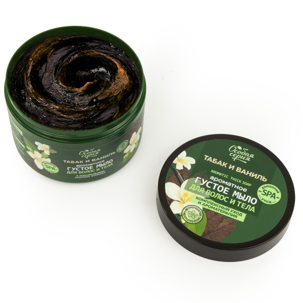 Особая серия Ароматное густое мыло для волос и тела «Табак и Ваниль, комплексный уход и  ароматерапия», 500 мл в интернет-магазине «Русская Косметика».