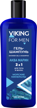 Viking Гель-шампунь для тела и волос "Аква Марин", 300 мл  на сайте российского производителя косметики.