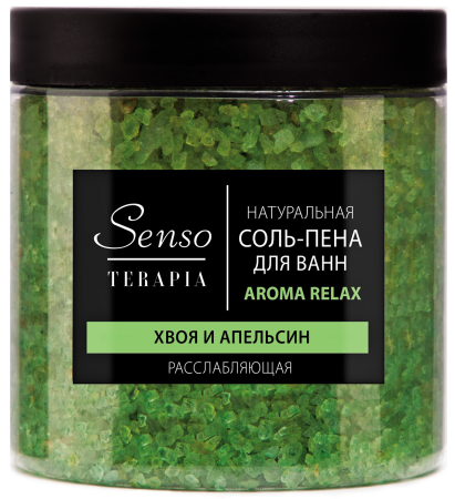 Senso Terapia Соль-пена для ванн расслабляющая AROMA RELAX, 560 г в интернет-магазине российского производителя «Русская Косметика».