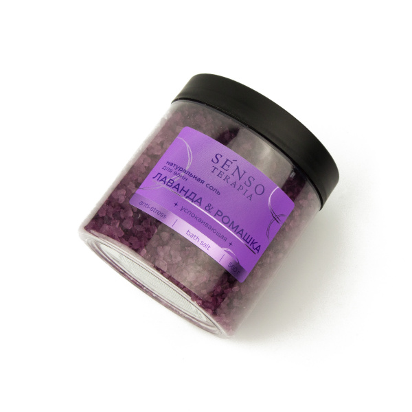 Senso Terapia Соль для ванн успокаивающая LAVENDER ANTI-STRESS, 560 г в интернет-магазине «Русская Косметика».