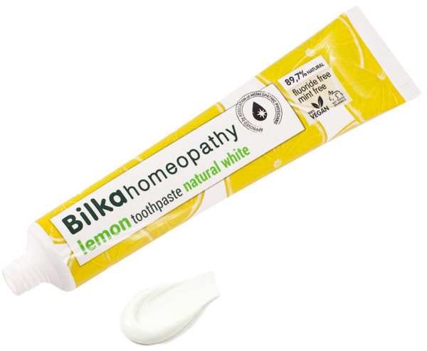 Фото Bilka Зубная паста Homeopathy "Лимон", 75 мл в интернет-магазине «Русская Косметика».