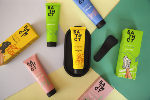 Батист Крем депилятор «Crazy girl», 100 мл в интернет-магазине «Русская Косметика».