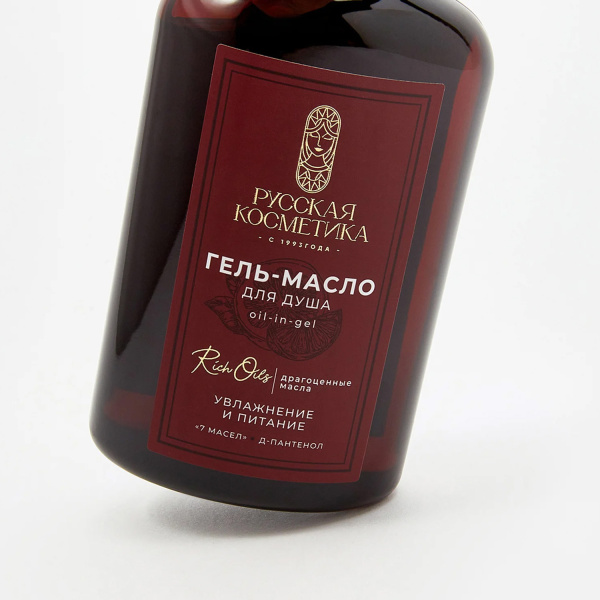 Русская Косметика Гель-масло для душа oil-in-gel "УВЛАЖНЕНИЕ И ПИТАНИЕ", 400 мл в интернет-магазине «Русская Косметика».