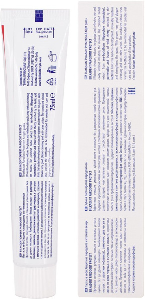 Фото Bilka Антипародонтозная зубная паста Bilkadent EXPERT, 75 мл в интернет-магазине «Русская Косметика».