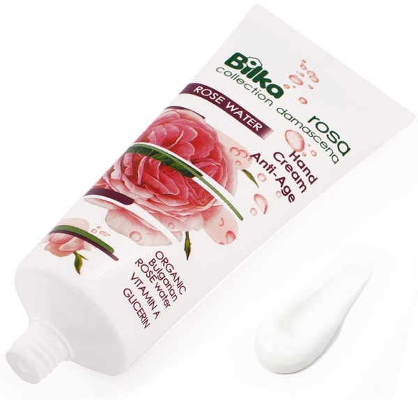 Bilka Крем для рук Anti-Age омолаживающий Rosa Damascena, 100 мл в интернет-магазине «Русская Косметика».
