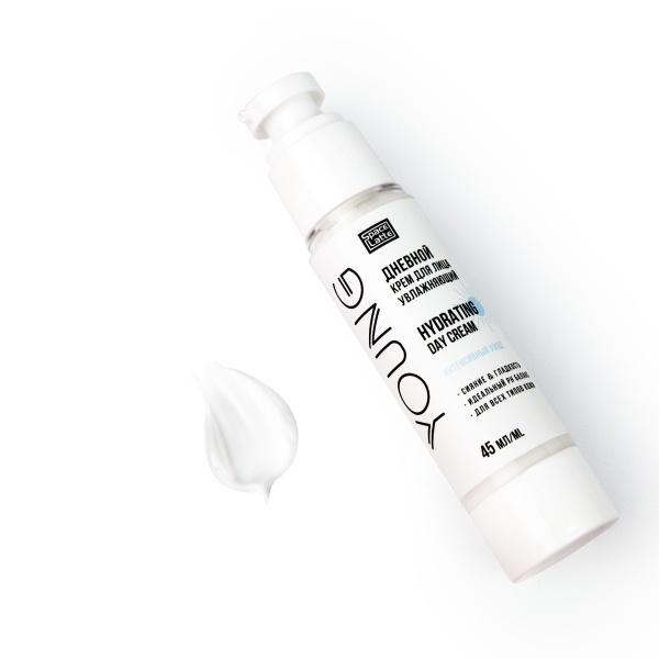 Фото Space.latte YOUNG Увлажняющий дневной крем для лица, 45 мл в интернет-магазине «Русская Косметика».