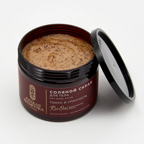 Русская Косметика Соляной скраб для тела "ТОНУС И УПРУГОСТЬ", 440 г в интернет-магазине «Русская Косметика».