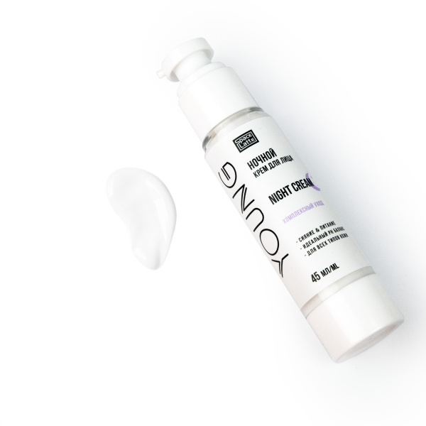 Фото Space.latte YOUNG Ночной крем для лица, 45 мл в интернет-магазине «Русская Косметика».