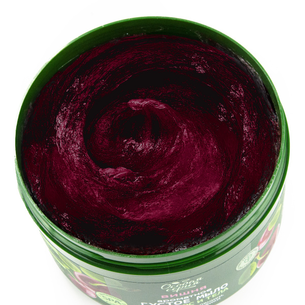 Особая серия Ароматное густое мыло для волос и тела "Вишня, увлажнение и сияние", 500 мл  в интернет-магазине «Русская Косметика».