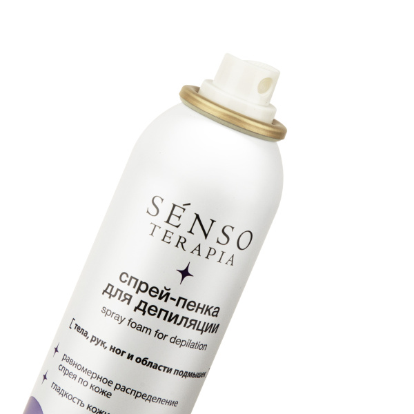 Senso Terapia Спрей-пенка для депиляции тела, рук, ног и области подмышек в интернет-магазине «Русская Косметика».