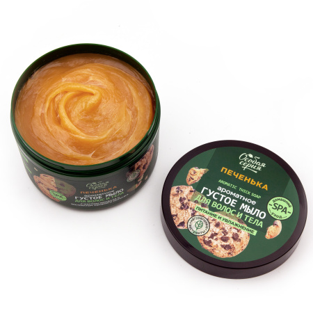 Ароматное густое мыло для волос и тела "Печенька, питание и увлажнение", 500 мл в интернет-магазине российского производителя «Русская Косметика».